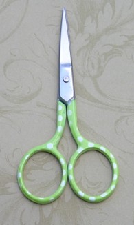 Polka Dot  Green Scissors
